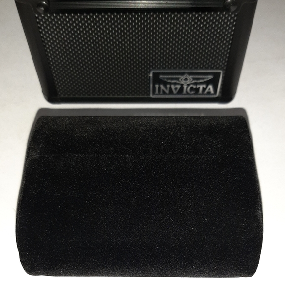 Invicta NWT Black Aluminum 1 Slot Watch Case - Picture 8 of 8